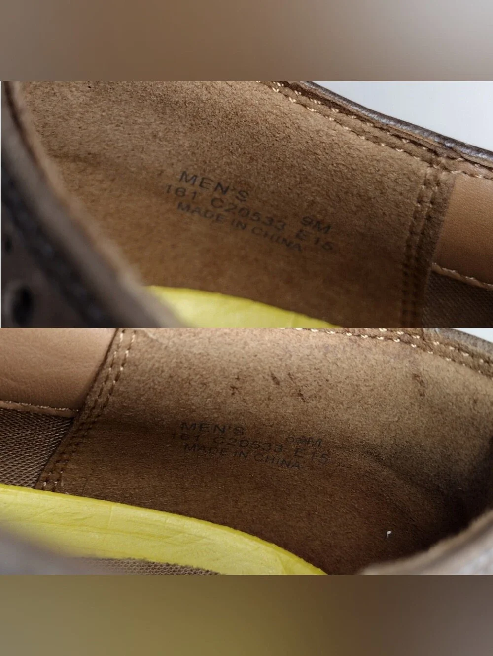 Cole Haan Brown Lace-Up Wingtip Oxfords Sz 8.5-9